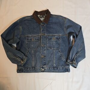 Warner BROS. TAZ Denim Jacket with Brown Collar